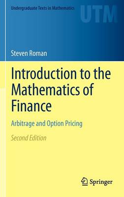 Book cover for Introduction to the Mathematics of Finance