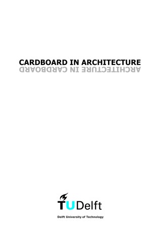 Book cover for Cardboard in Architecture