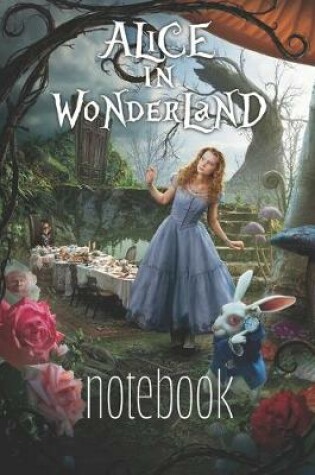 Cover of ALICE IN WONDERLAND notebook