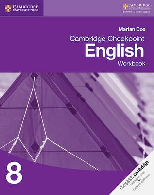 Book cover for Cambridge Checkpoint English Workbook 8