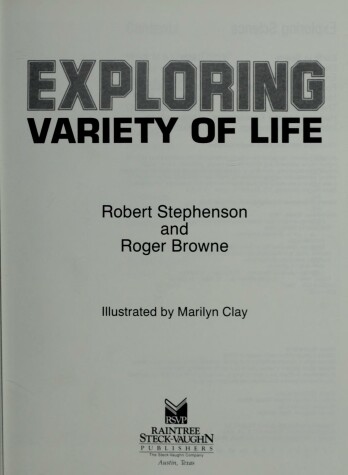 Book cover for Exploring Variety of Life