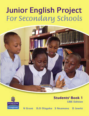 Book cover for Nigeria Junior English Project for Secondary Schools Students' Book  1