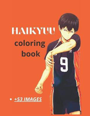 Book cover for Haikyuu coloring book