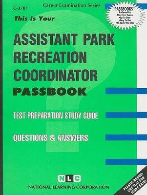 Book cover for Assistant Park Recreation Coordinator