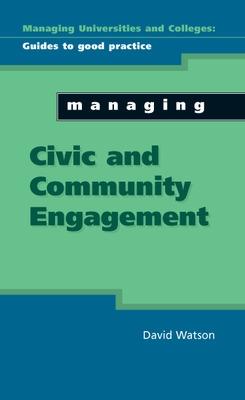 Book cover for Managing Civic and Community Engagement