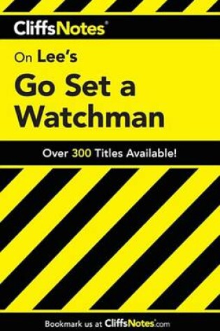 Cover of Cliffsnotes on Lee's Go Set a Watchman