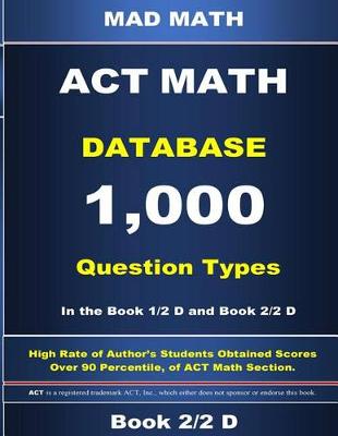 Book cover for ACT Math Database 2-2 D