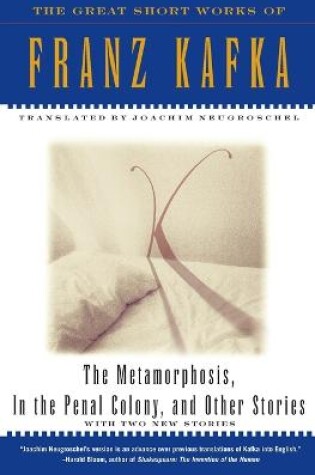 Cover of "Metamorphosis, " "in the Penal Colony" and Other Stories