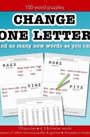 Cover of Change One Letter and find as many new words as you can