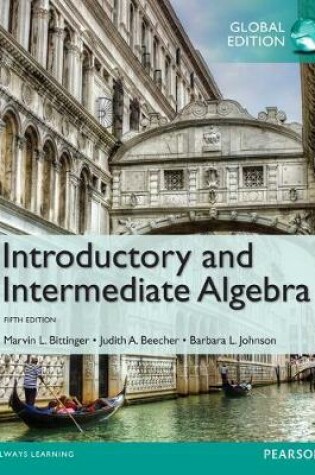 Cover of Introductory and Intermediate Algebra OLP with eText, Global Edition