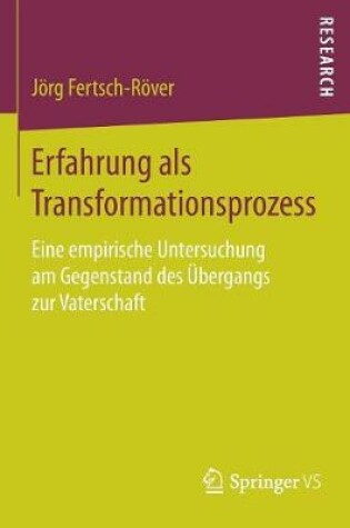 Cover of Erfahrung ALS Transformationsprozess