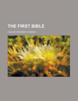 Book cover for The First Bible