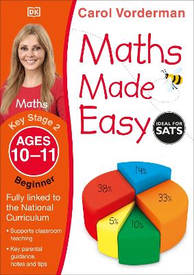 Book cover for Maths Made Easy: Beginner, Ages 10-11 (Key Stage 2)
