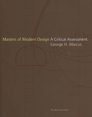 Book cover for Masters of Modern Design