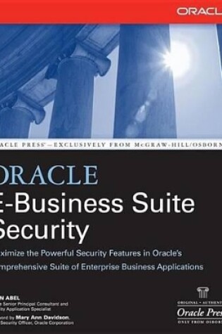 Cover of EBK Oracle E-Business Suite Security
