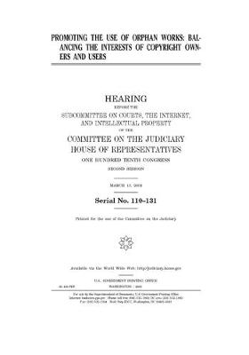 Cover of Promoting the use of orphan works