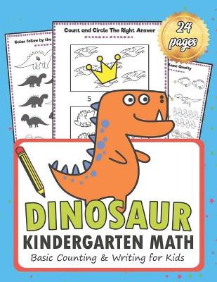 Book cover for Dinosaur Kindergarten Math