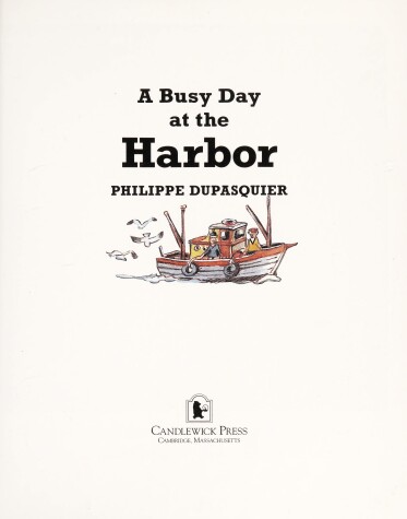 Book cover for A Busy Day at the Harbor