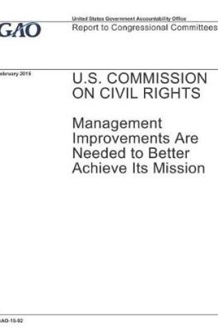 Cover of U.S. Commission on Civil Rights