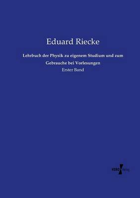 Book cover for Lehrbuch der Physik zu eigenem Studium und zum Gebrauche bei Vorlesungen