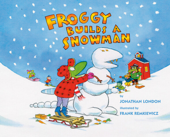 Book cover for Froggy Builds a Snowman