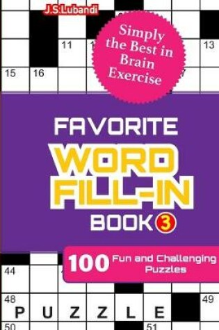 Cover of FAVORITE WORD FILL-IN Book 3