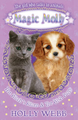 Book cover for The Witch's Kitten and The Wish Puppy