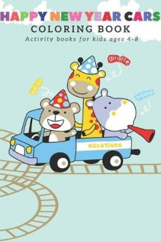 Cover of Happy New Year Car Coloring Book