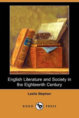 Book cover for English Literature and Society in the Eighteenth Century (Dodo Press)