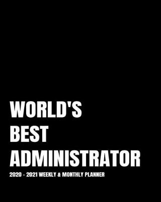 Book cover for World's Best Administrator Planner