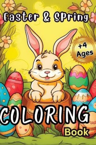 Cover of Easter & Spring Coloring Book 4+