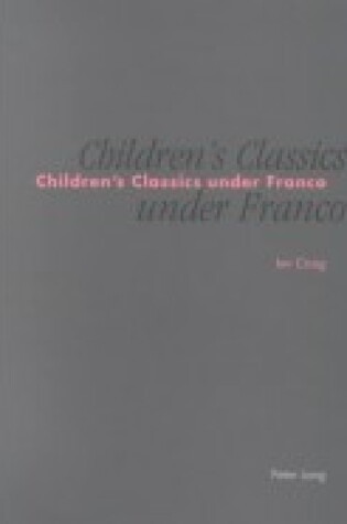 Cover of Children's Classics under Franco