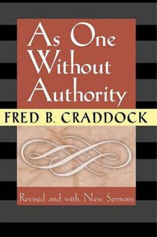 Cover of As One Without Authority