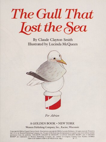 Book cover for Gull That Lost the Sea