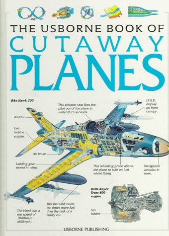 Book cover for The Usborne Book of Cutaway Planes