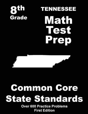 Book cover for Tennessee 8th Grade Math Test Prep