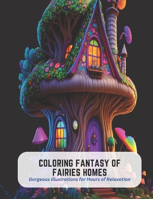 Book cover for Coloring Fantasy of Fairies Homes