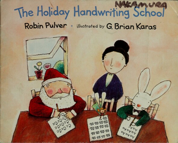 Book cover for The Holiday Handwriting School