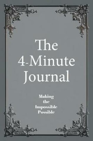 Cover of The 4-Minute Journal - Undated Slate Grey