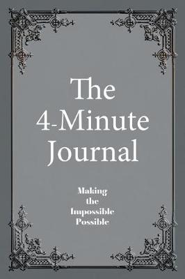 Book cover for The 4-Minute Journal - Undated Slate Grey