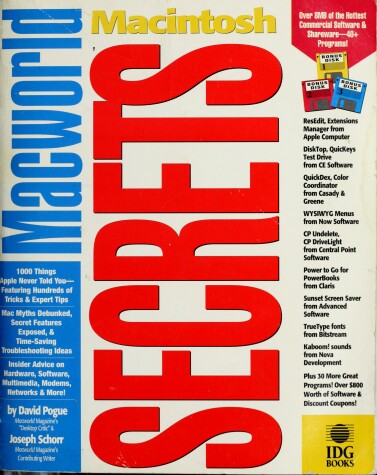 Book cover for "Macworld" Macintosh Secrets