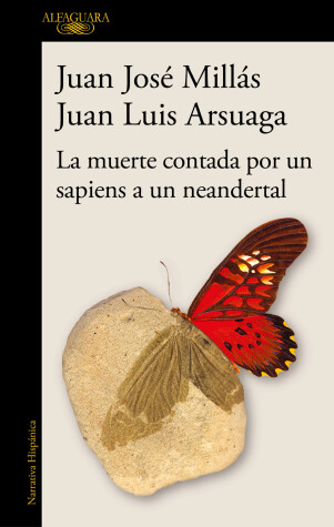 Cover of La muerte contada por un sapiens a un neandertal / Death as Told by a Sapiens to  a Neanderthal