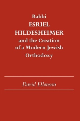 Cover of Rabbi Esriel Hildesheimer