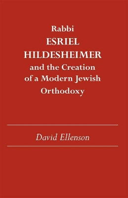 Book cover for Rabbi Esriel Hildesheimer