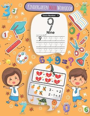 Book cover for Kindergarten Math Workbook