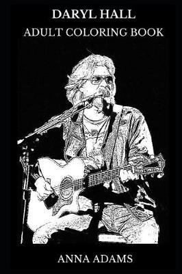 Cover of Daryl Hall Adult Coloring Book