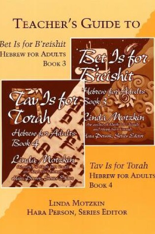 Cover of Bet Is For B'reishit and Tav Is For Torah Teacher's Guide