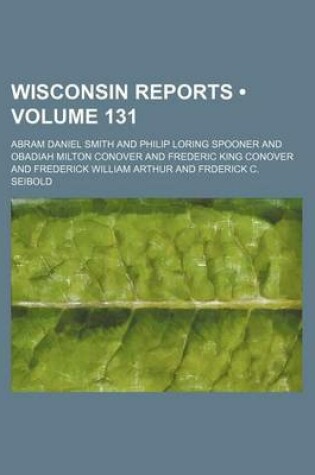 Cover of Wisconsin Reports (Volume 131)