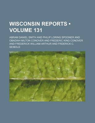 Book cover for Wisconsin Reports (Volume 131)