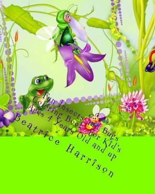 Book cover for Fun Insects and Bugs Coloring Book